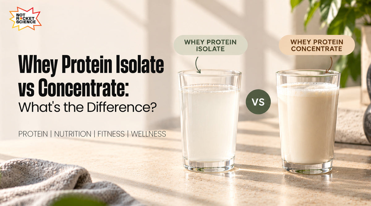 Whey Protein Isolate vs Concentrate: What’s the Difference?