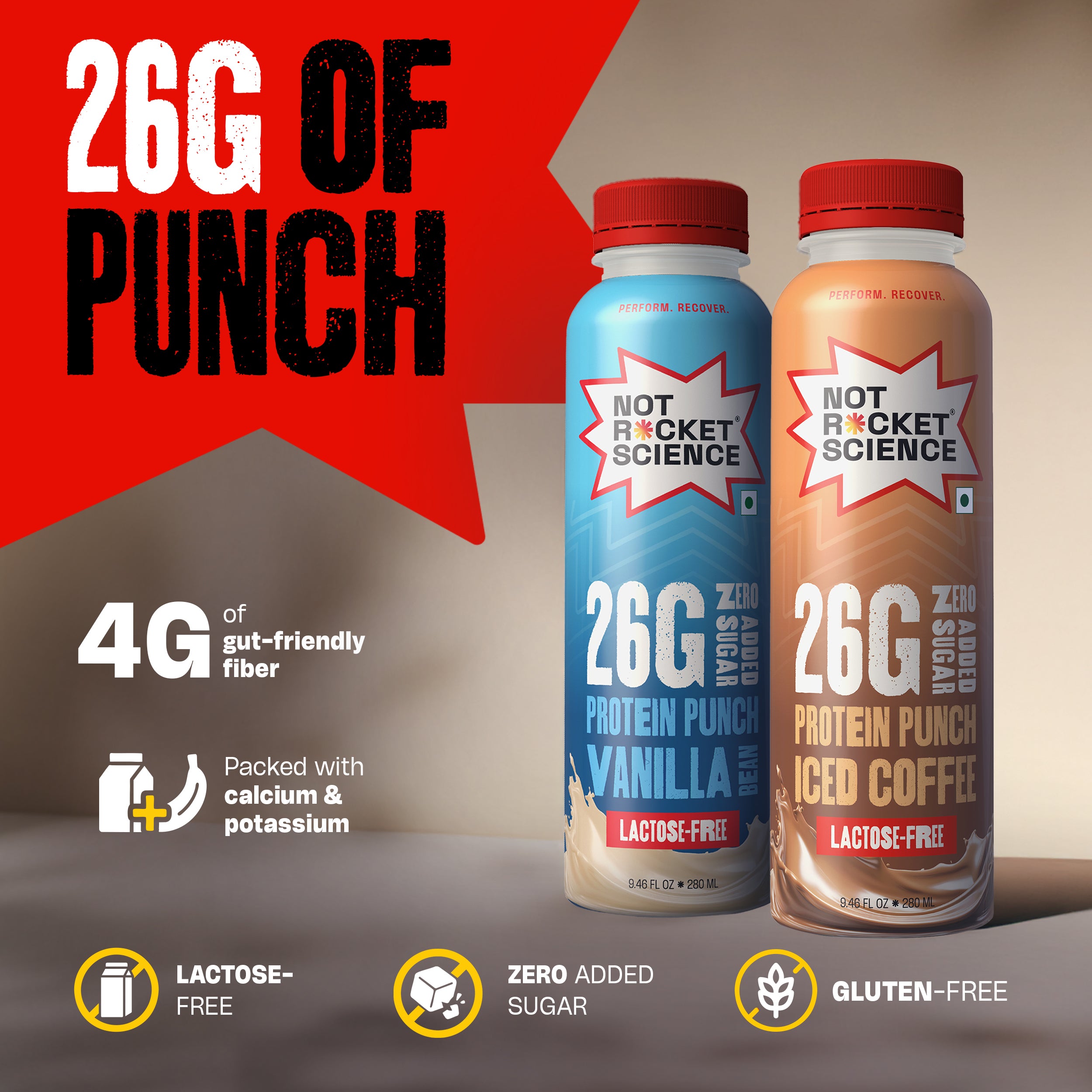 PROTEIN PUNCH - Combo Pack of Iced Coffee + Vanilla Bean